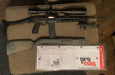 Rossi rs22 promag stock - Thinning out the 22 herd a little. Here's a nice little Rossi RS 22 rifle in a ProMag Mossberg International tactical folding stock. Comes with one mag. I'll sell it for $200 firm or trade it for a pistol, rifle or 410 shotgun. I'll add cash where needed.